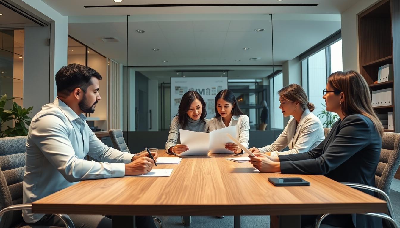 Family elder care planning discussion